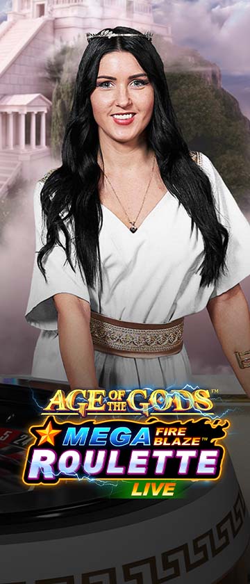 Mega Fire Blaze Age of the Gods Roulette Live